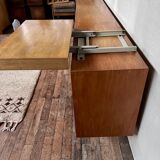 Scandinavian row in vintage teak 1960