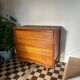 Vintage oak chest of drawers 1950