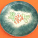 1970s Suite of 6 dessert plates Fruit decoration (lemon, grape, pear ...)