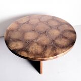 Rare coffee table by Heinz Lilenthal, 1980s.