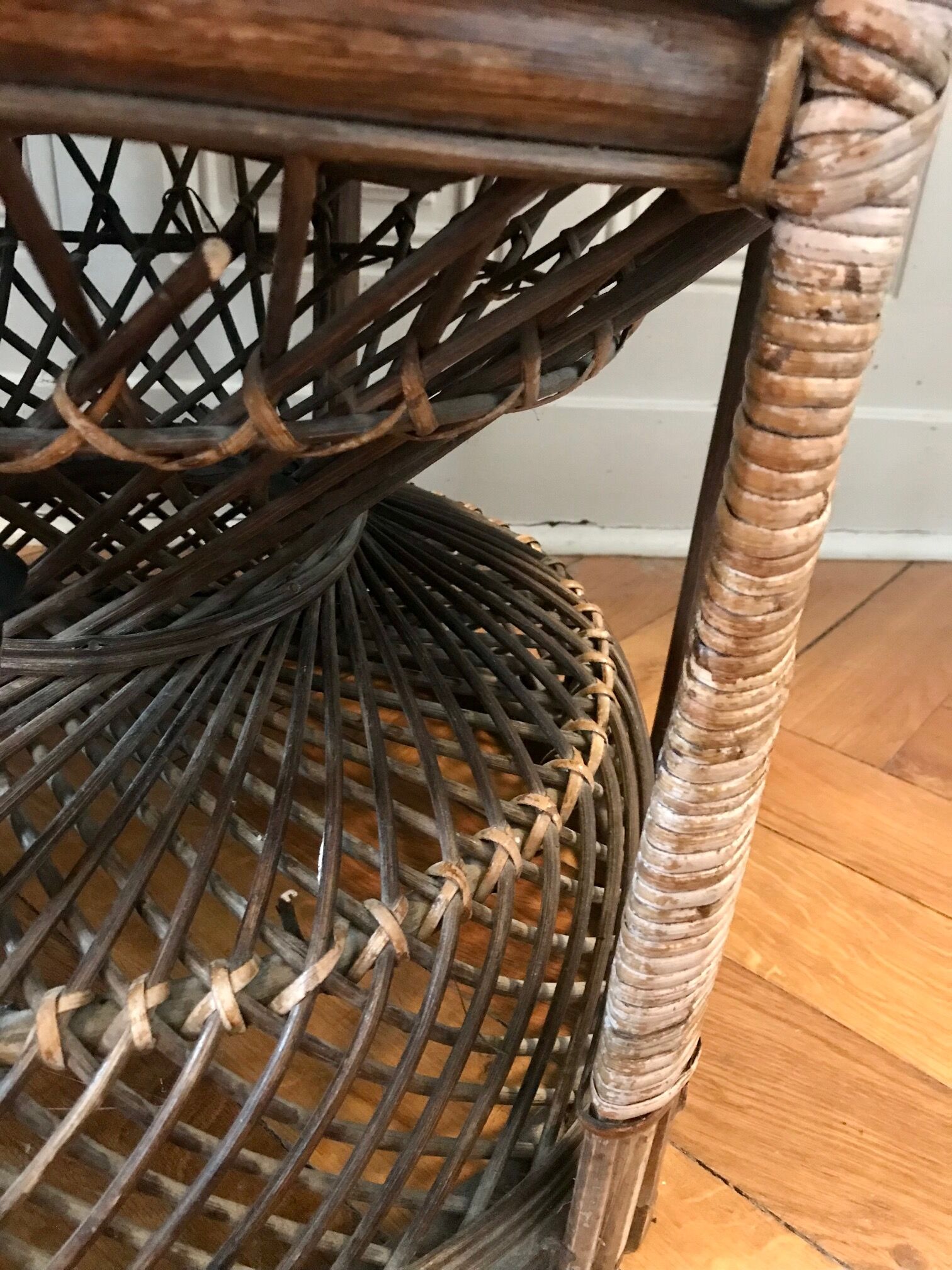 Armchair Emmanuelle peacock