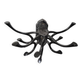 Circular coat rack in chrome-plated iron