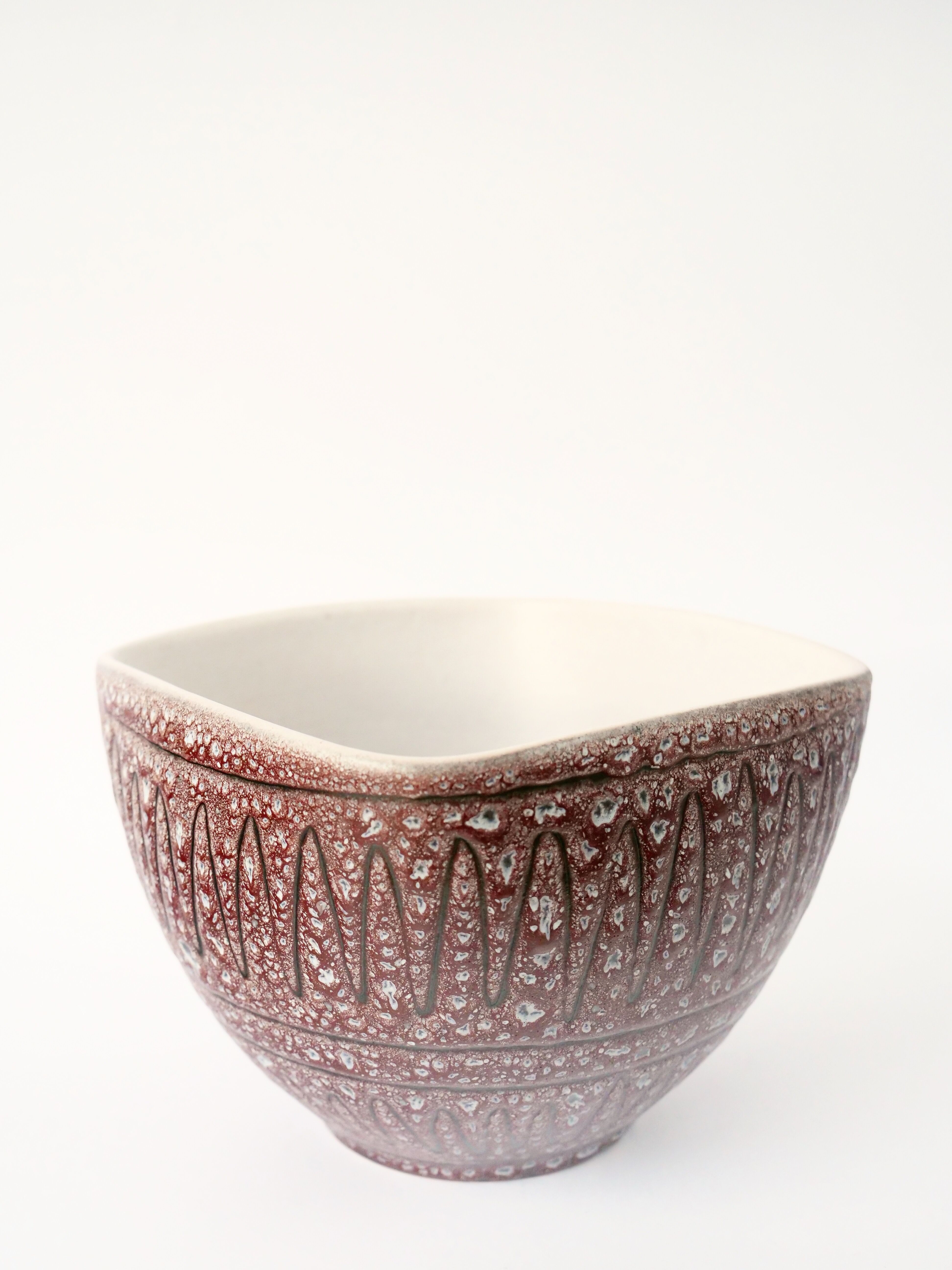 Salad bowl Vallauris signed Jean Austruy