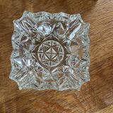 Crystal ashtray, empty pocket