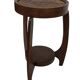 Table d'appoint Art Déco en chêne au design minimaliste
