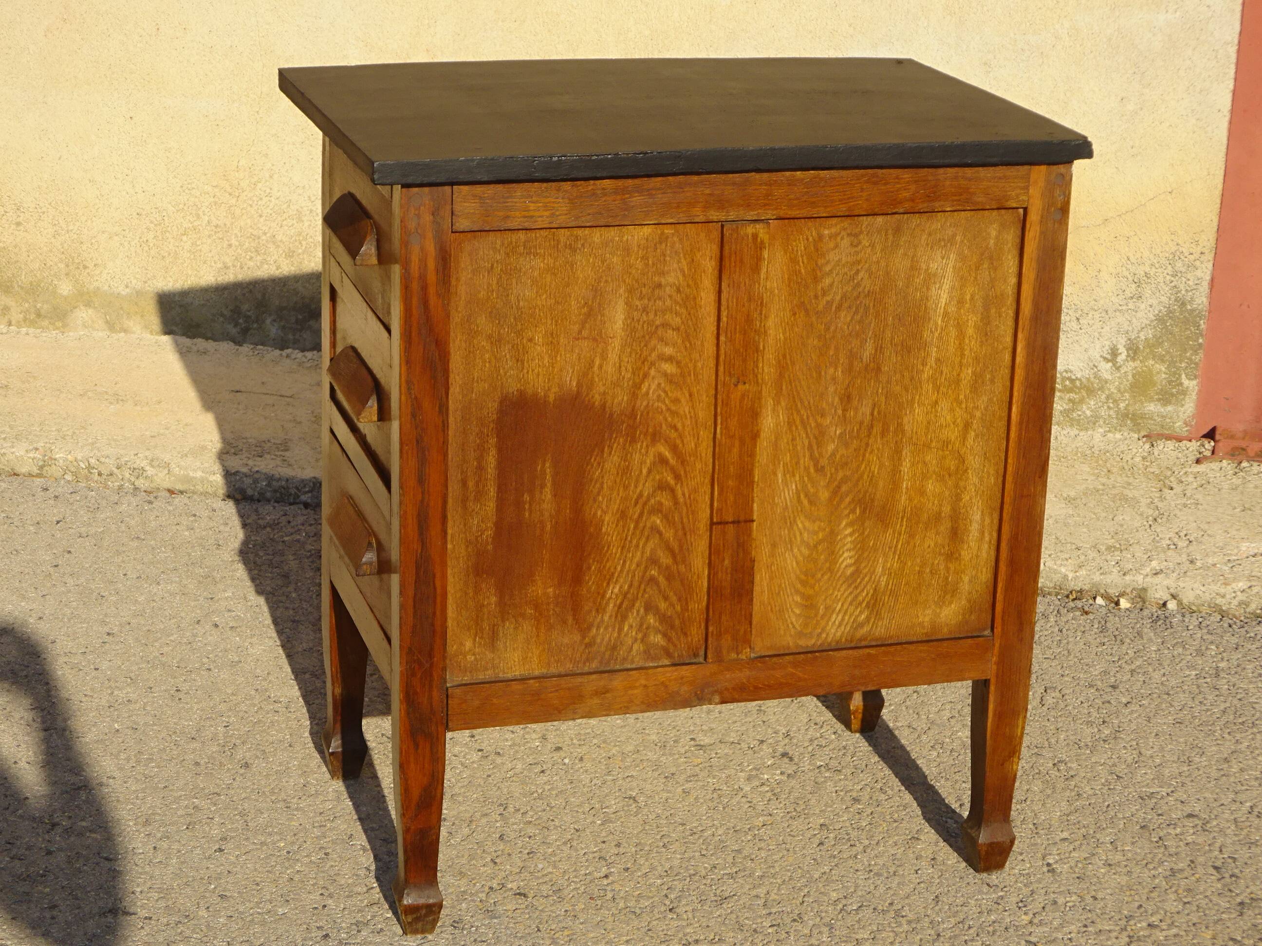 Office furniture, 3 oak drawers