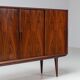 Gunni Omann highboard model 19 in rosewood Omann Jun Denmark 1960