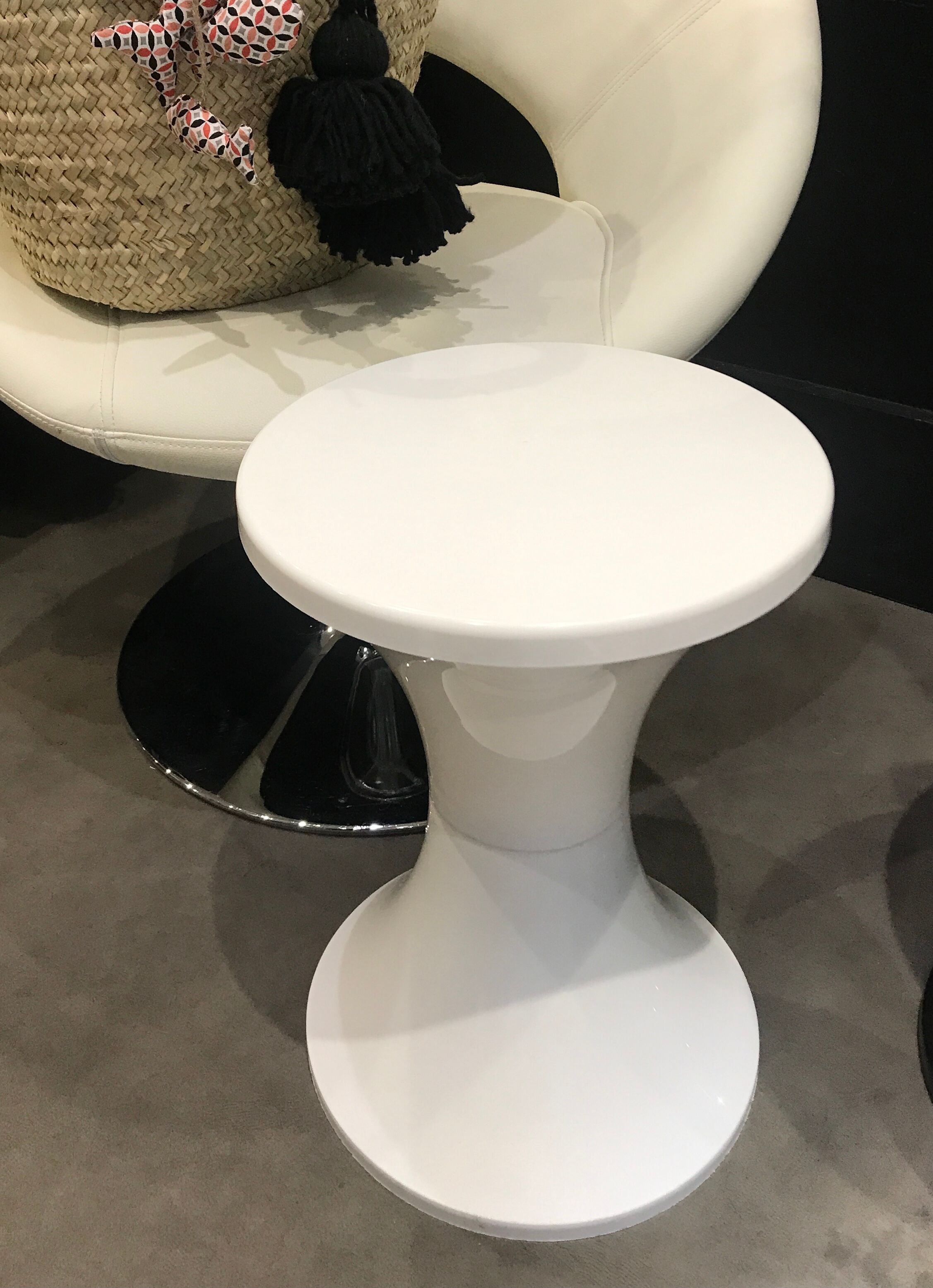 Tabouret Tam Tam blanc