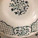 6 hollow plates Digoin Sarreguemines Model "Versailles"