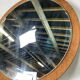 Miroir rond en bois vintage