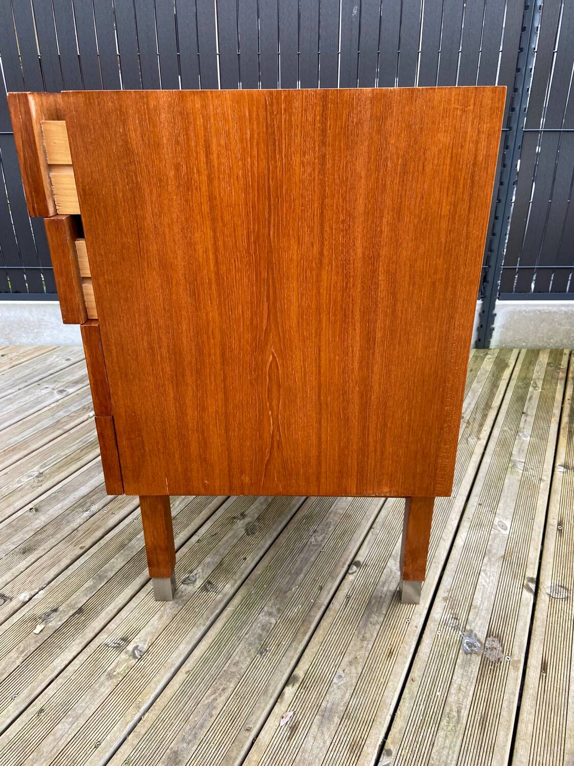 Teak chest of drawers