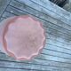 pink glass vase