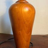 Pied de lampe à poser en bois massif