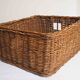 Rattan locker type basket