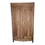 Hand-carved French rustic wardrobe