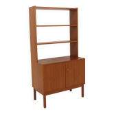 Bibliothèque scandinave en teck, Suède, 1960