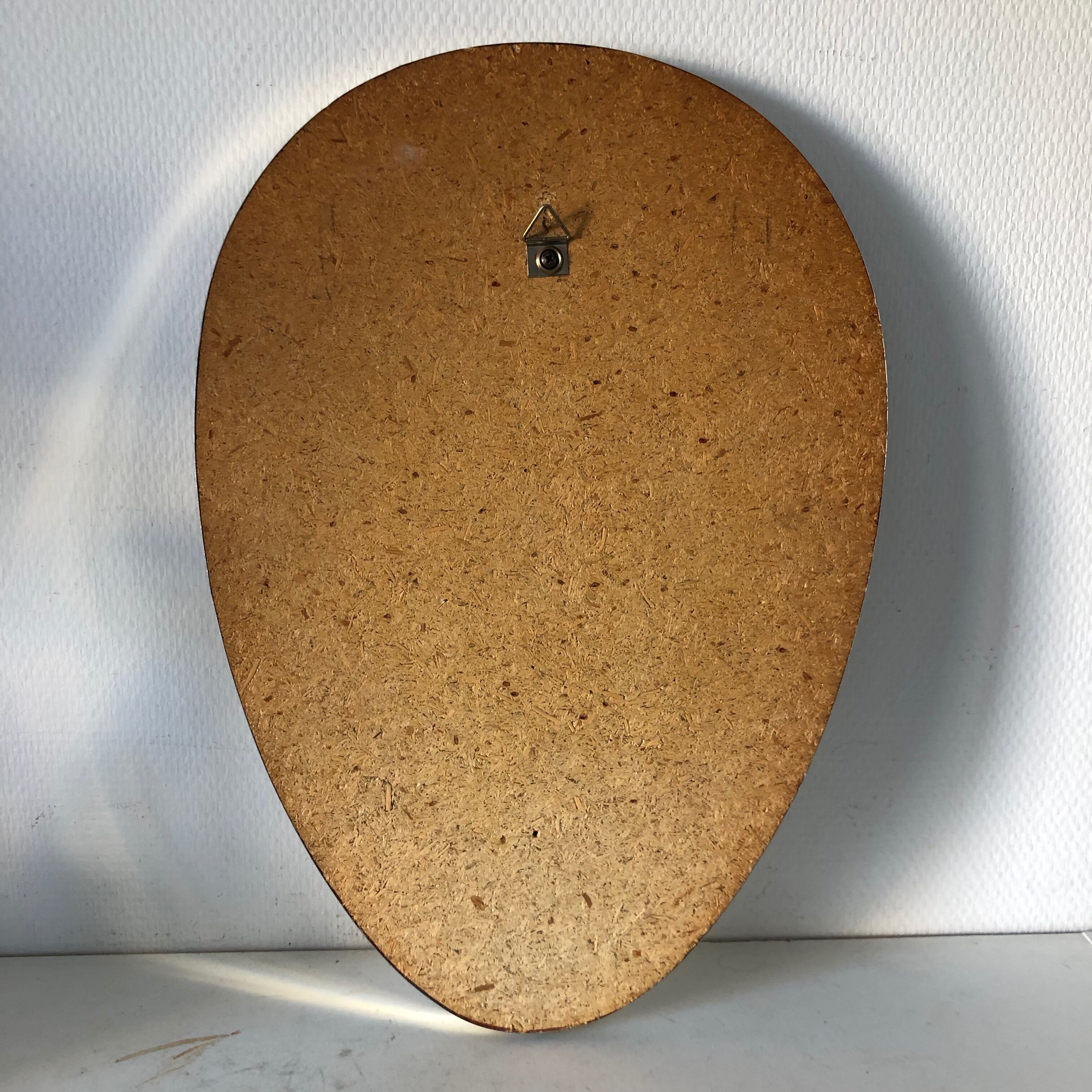 Miroir rétroviseur 48x33cm vintage 1960