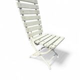 Vintage wood and metal garden furniture. Beautiful quality.