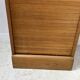 Solid oak curtain filing cabinet 20th century office furniture