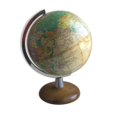 World map 1950s Girard and Barrere