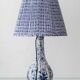 Antique Delft Style Blue and White Ceramic Table Lamp by Samson, circa 1880-1910