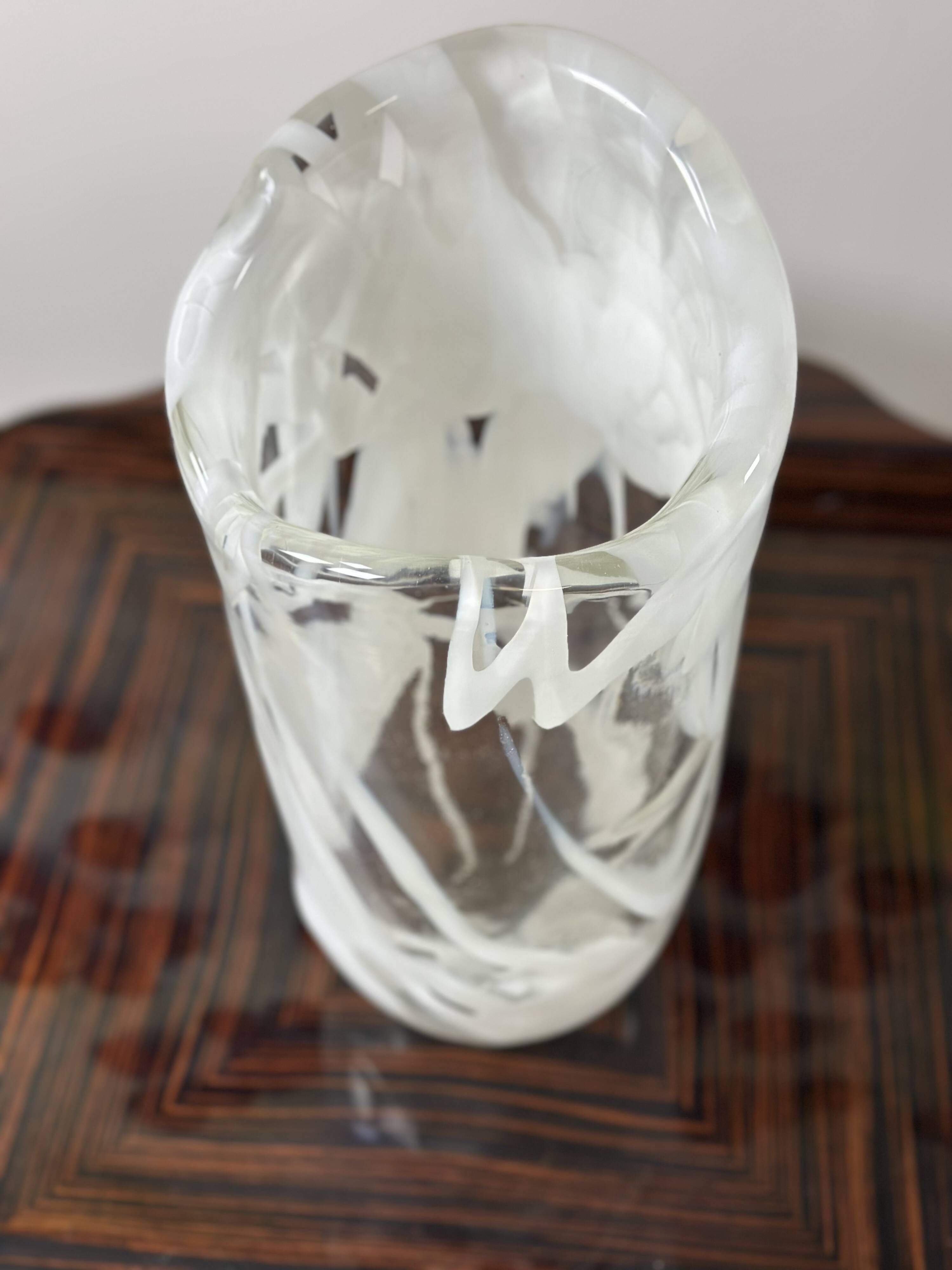 Vintage Murano glass vase, 1980