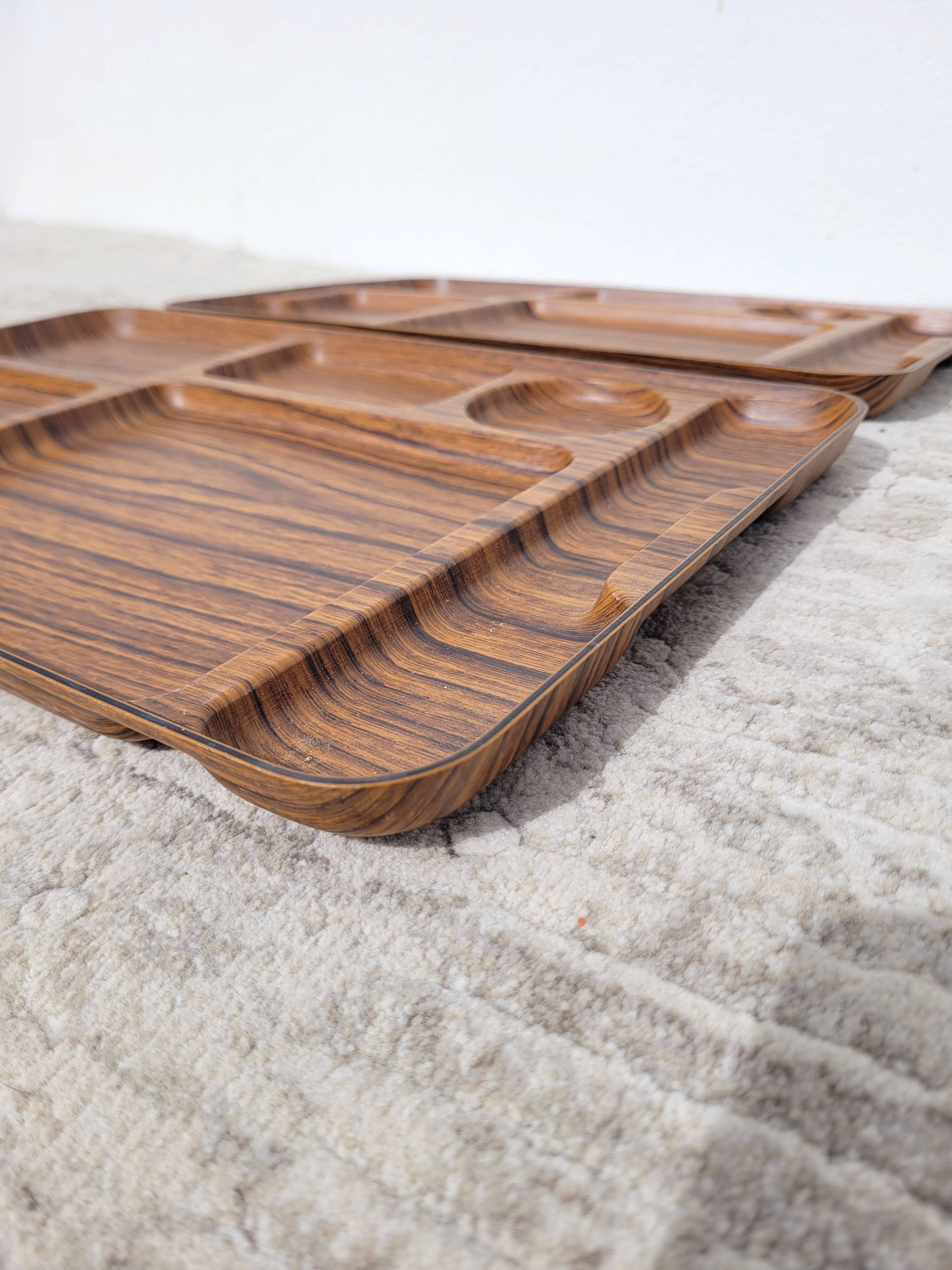 Pair of vintage Caleppio trays Italy 1970s