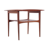 Scandinavian side table in solid teak