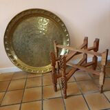 Copper top coffee table morocco