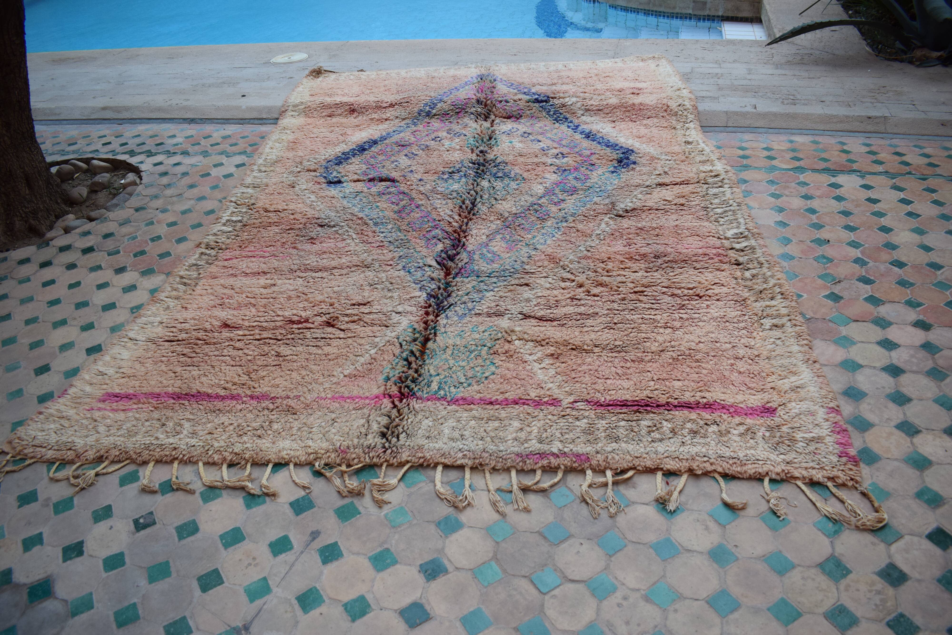 Moroccan Berber rug vintage atlas, 302x202 cm