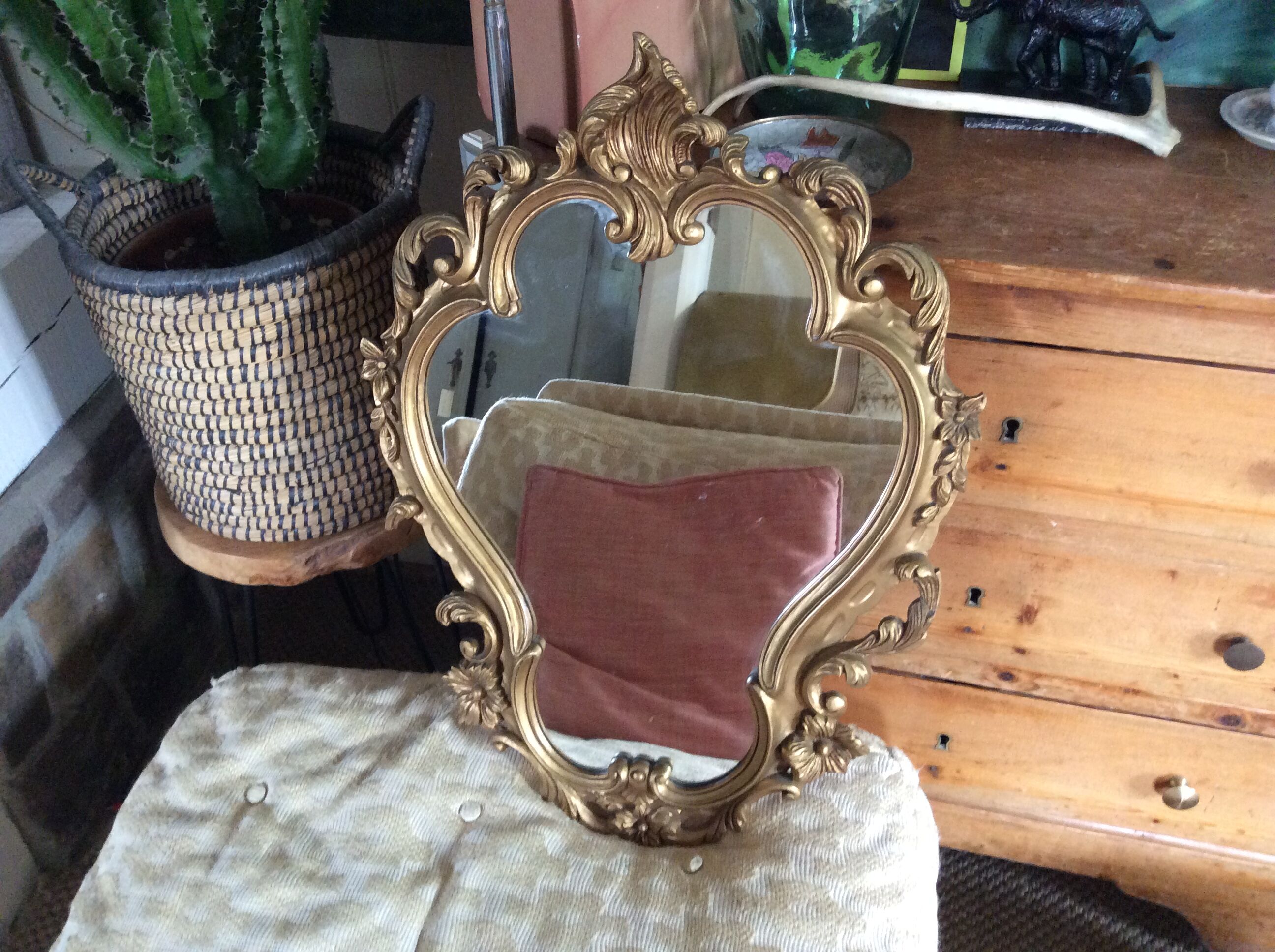 Baroque mirror 46x63cm