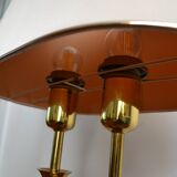 Lampe vintage  à colonnes Deknudt années 70