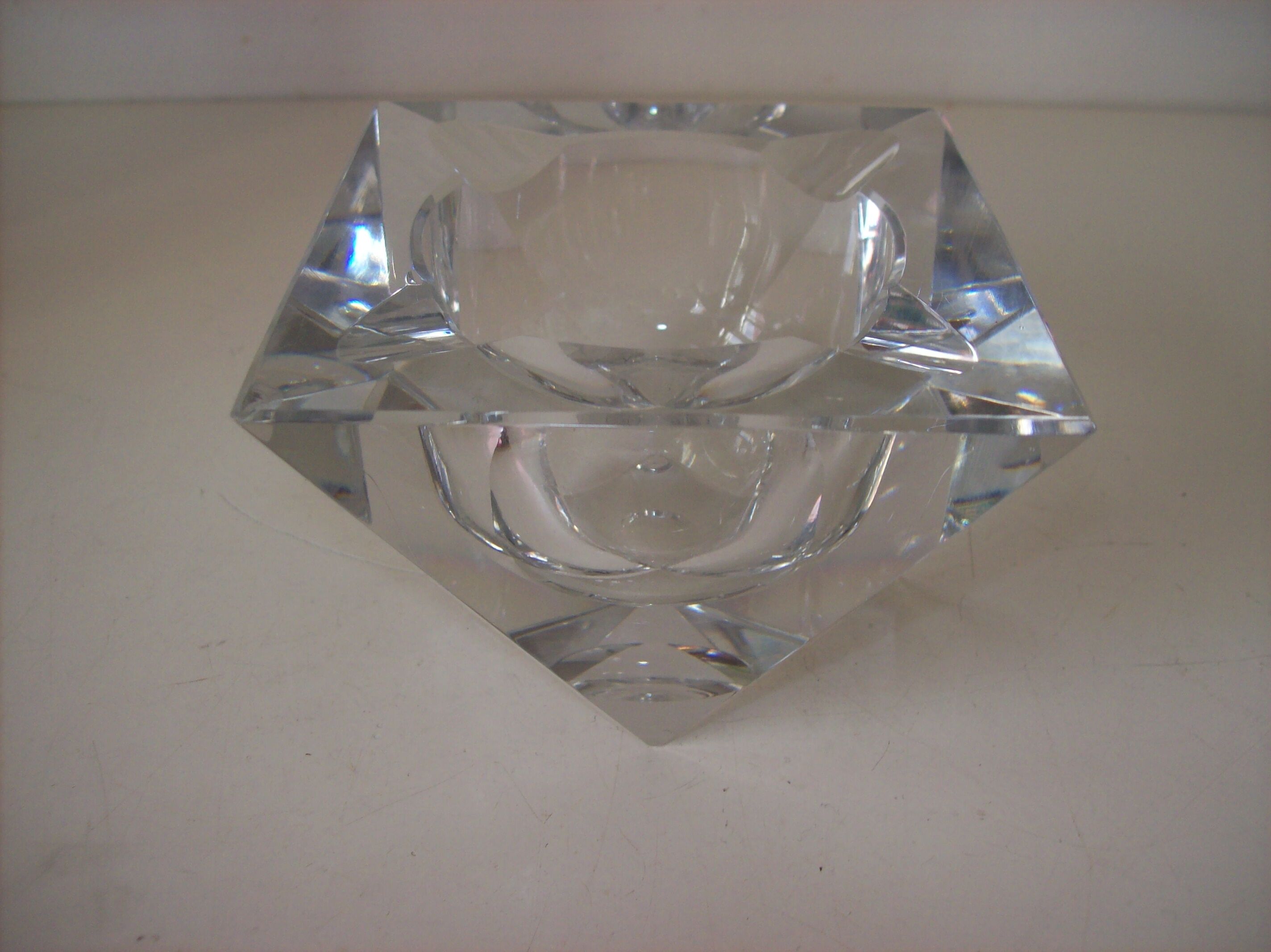 Saint Louis crystal ashtray