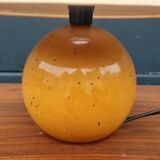 Solid walnut ball lamp