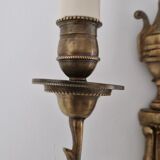 Louis XVI style bronze wall lamp