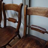 Antique Oxford Windsor chairs, 1850s set of 5