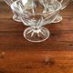 Lot of 6 glass cups Luminarc model Seychelles 1990s