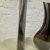 Duo of brass vases from the 60s