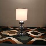 Lampe en chrome space age '70