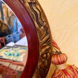 Oval mirror - Art Deco period - 1920