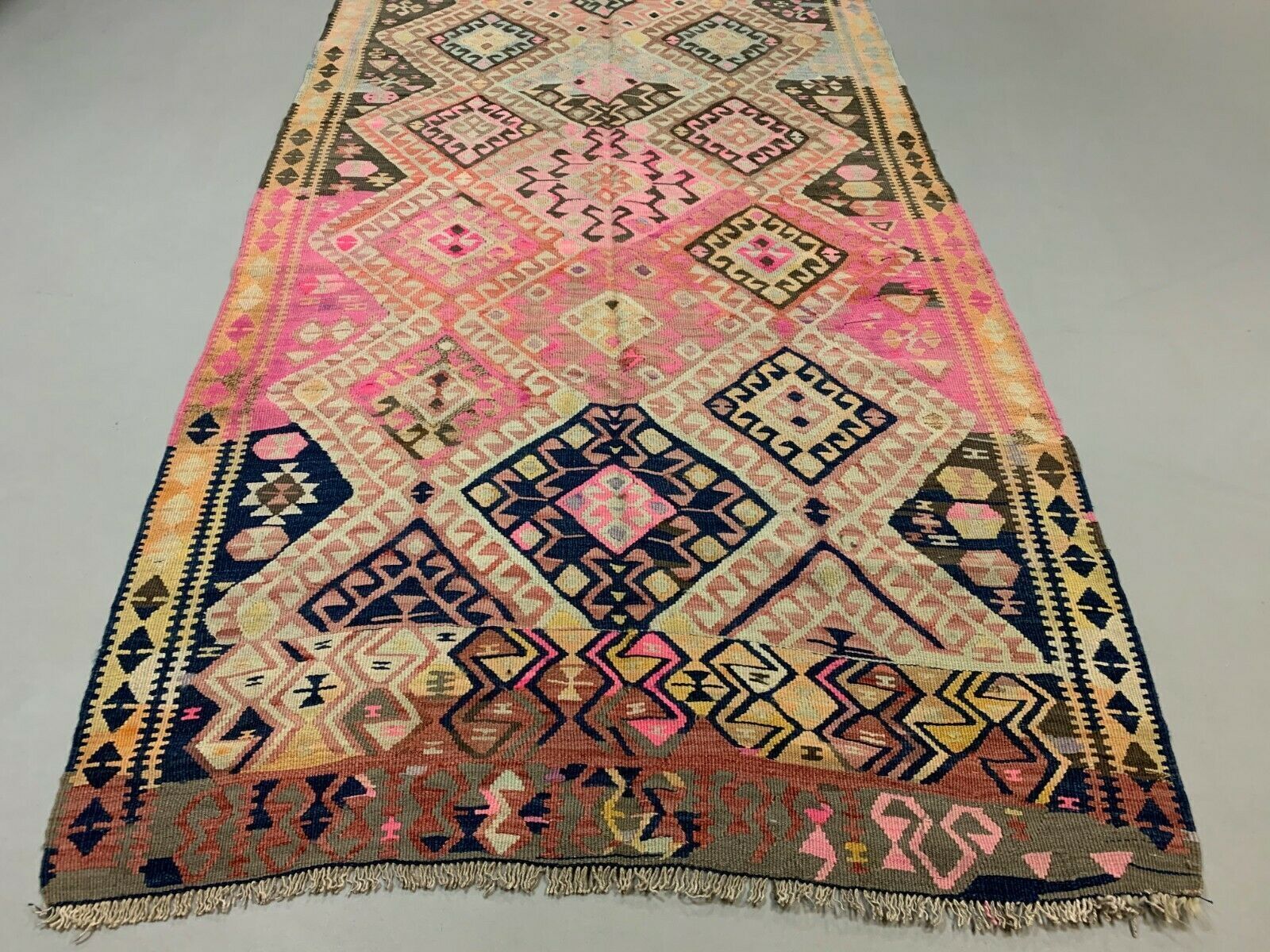 Turkish kilim 453x130 cm wool