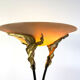 Art deco style floor lamp by Ligne D, 1980s