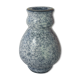 Thick ceramic vase in art deco style