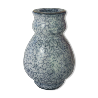 Thick ceramic vase in art deco style
