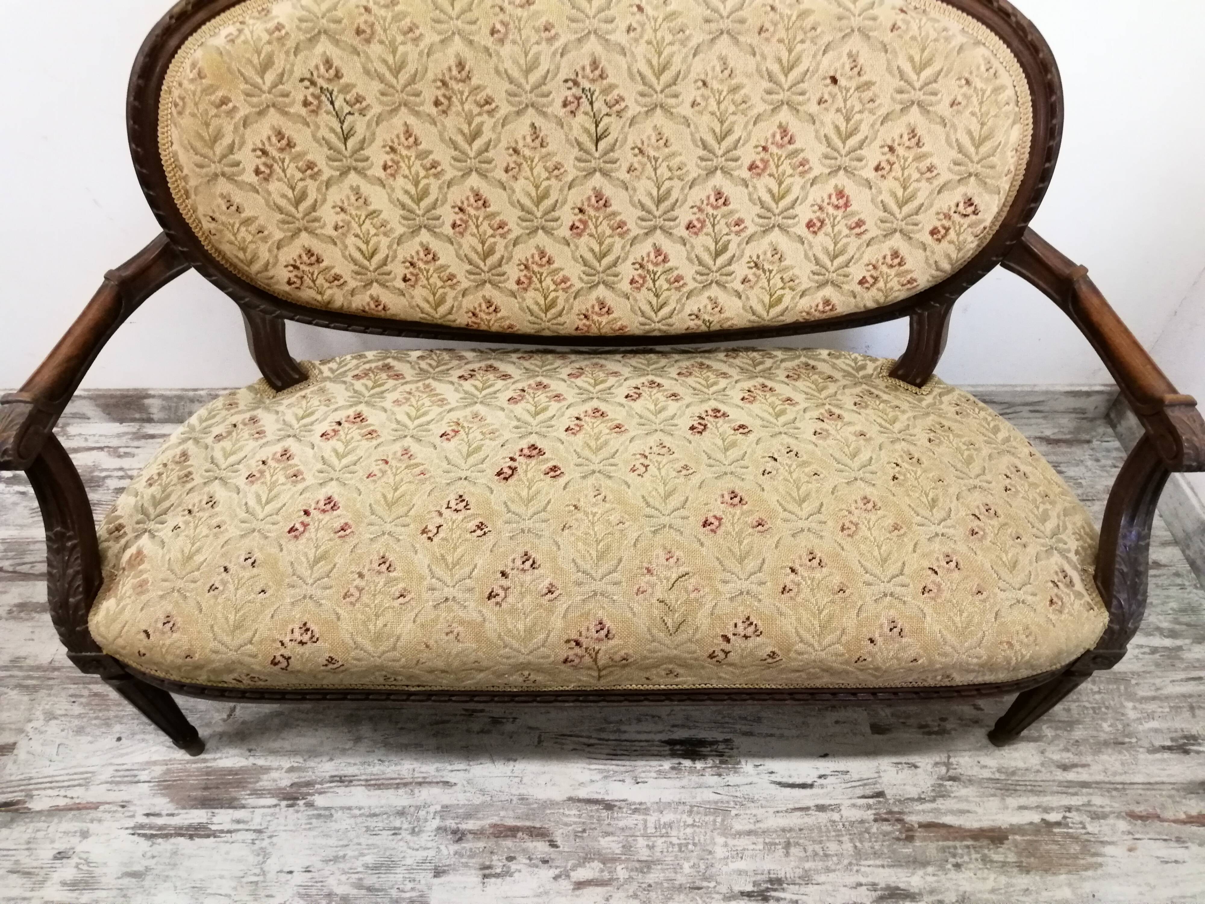 Louis XVI style bench