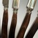 Set of 12 old Fontenille Pataud knives