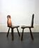 Pair of French brutalist chairs