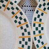 Flat plates Terre de fer Chantilly model