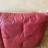 Hans Hopfer "Informel" model sofa, in burgundy leather