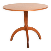Elm rounded coffee table, 1940s